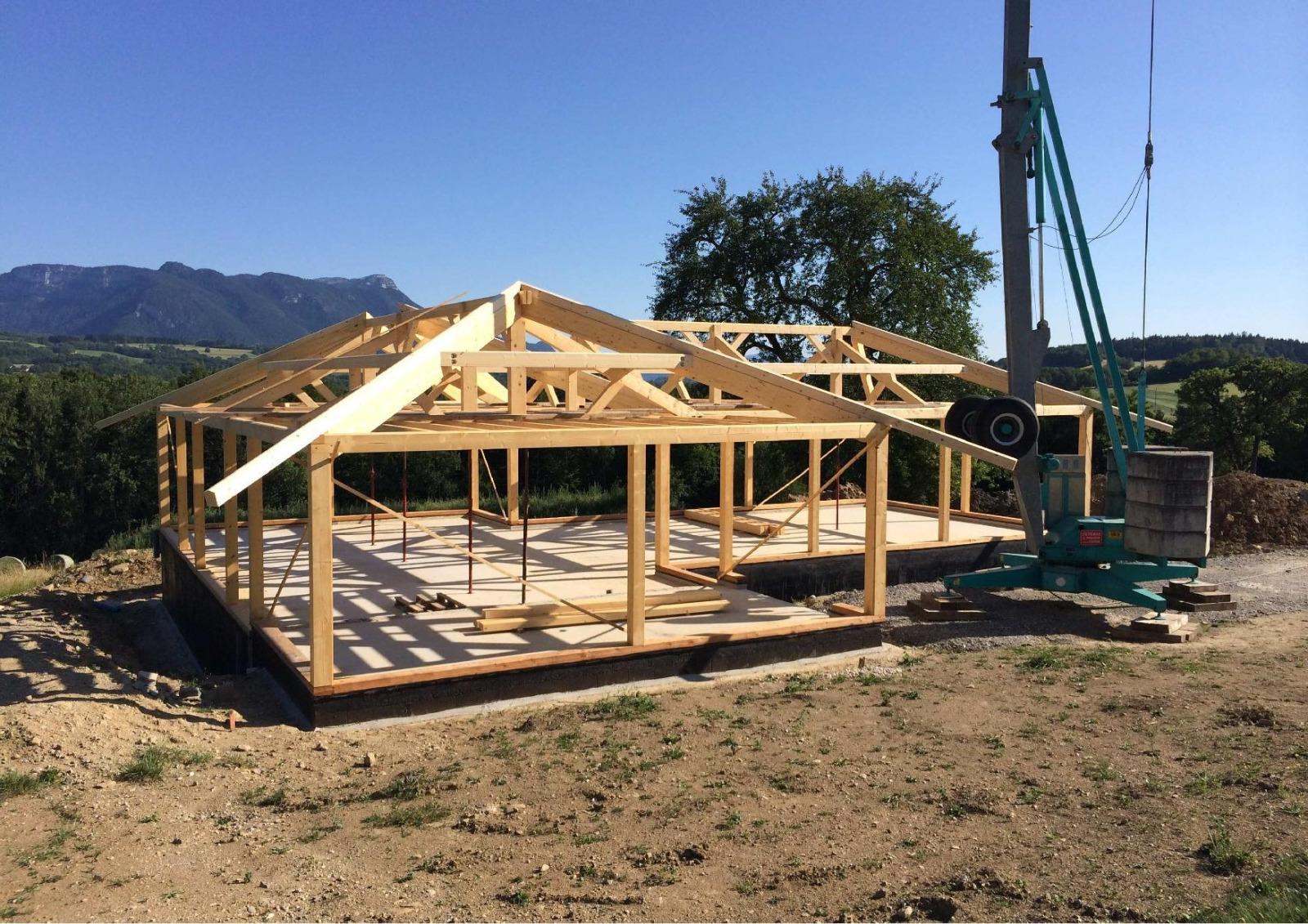 Démarrage chantier poteaux et poutres