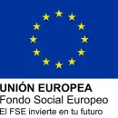 The logo for the union europea fondo social europeo