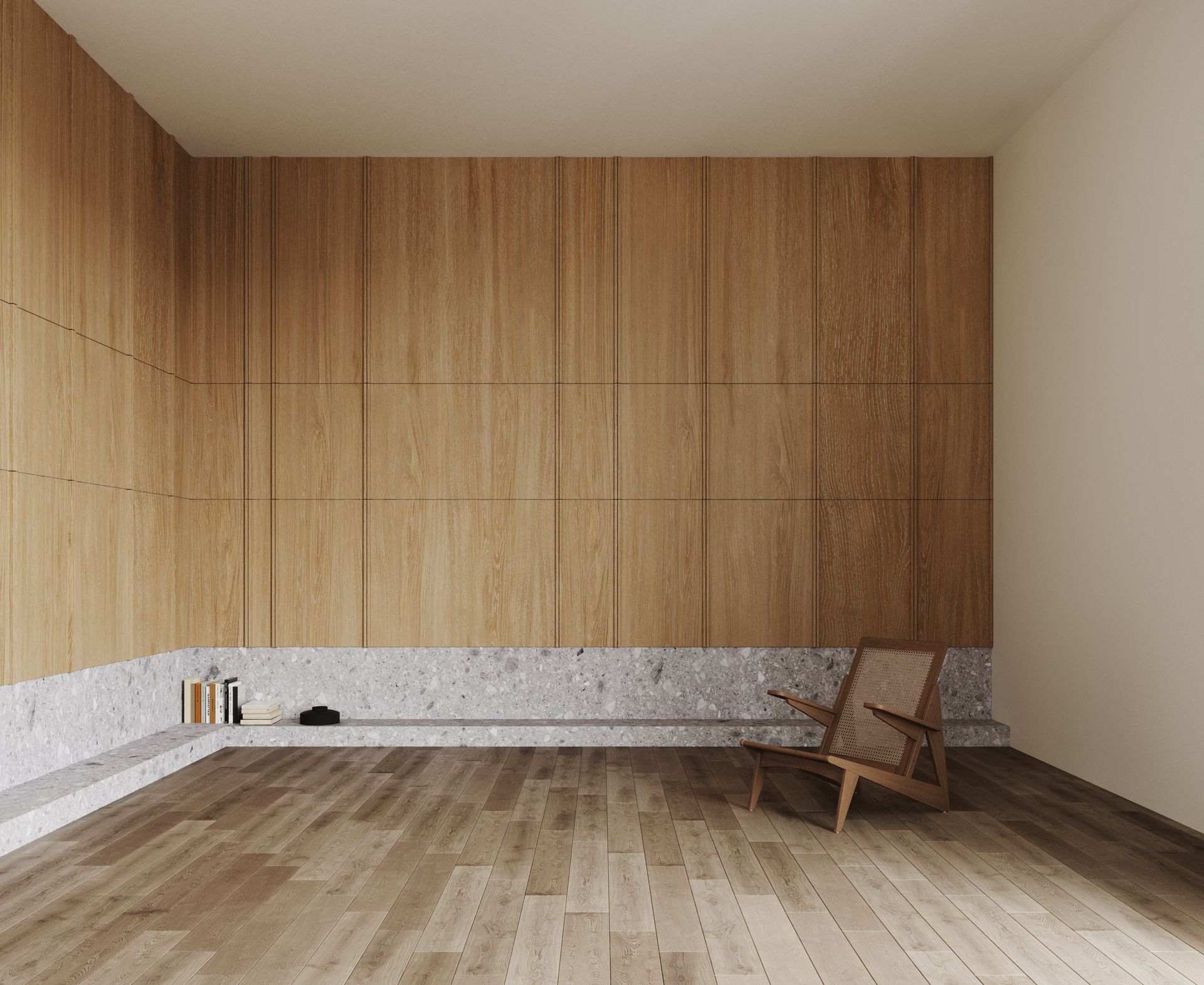 Der Zimmermann Holzwand