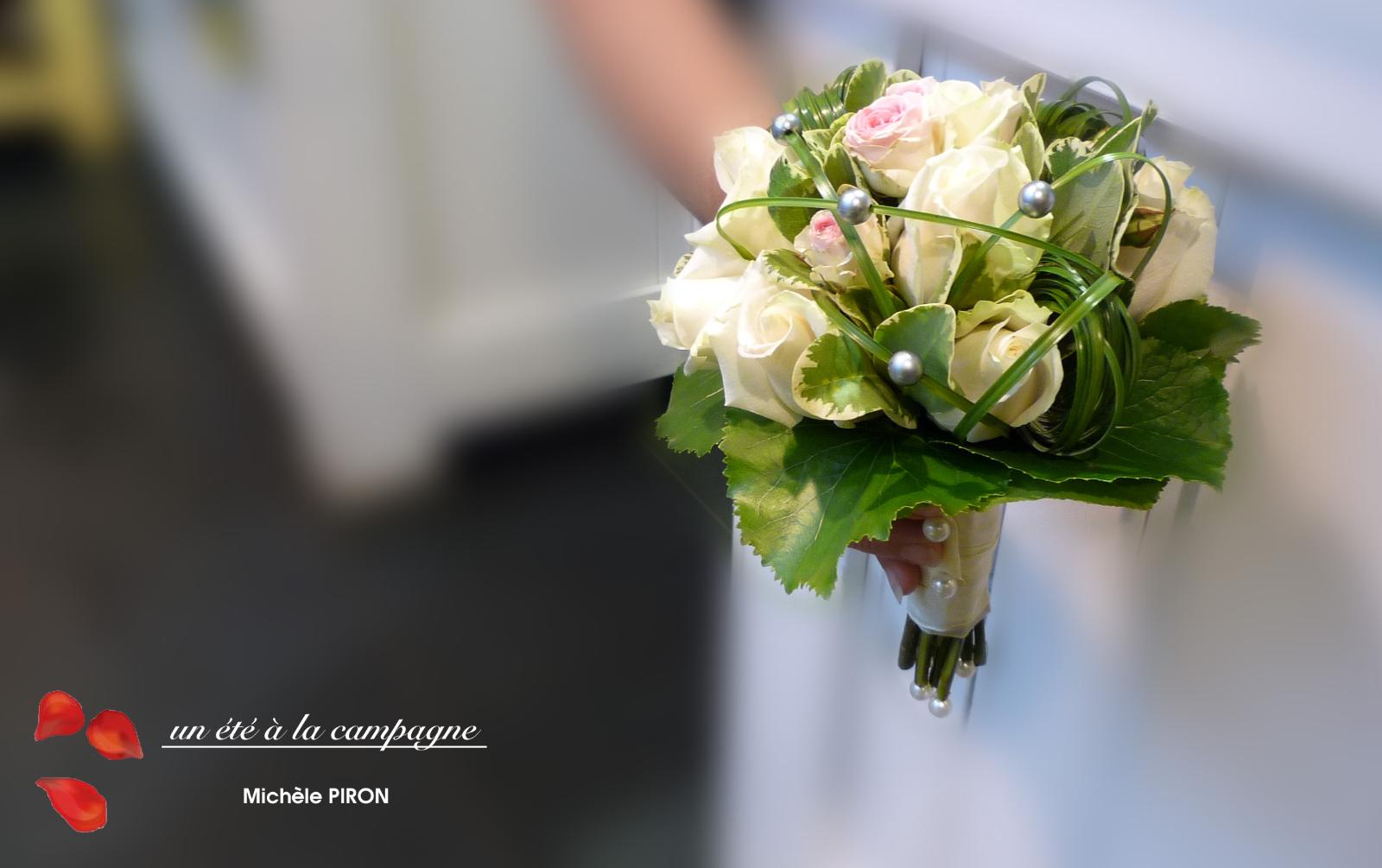 bouquet de mariée -  - un été à la campagne fleuriste - Fougères