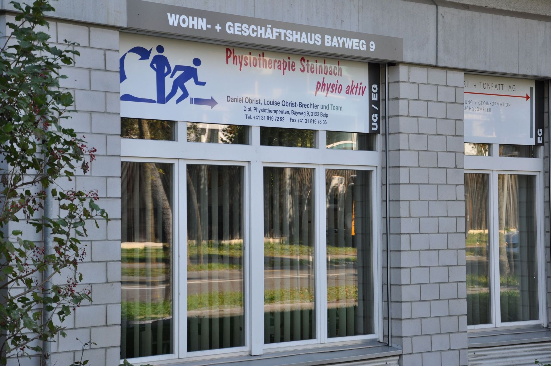 Physiotherapie Steinbach - Aussenbereich