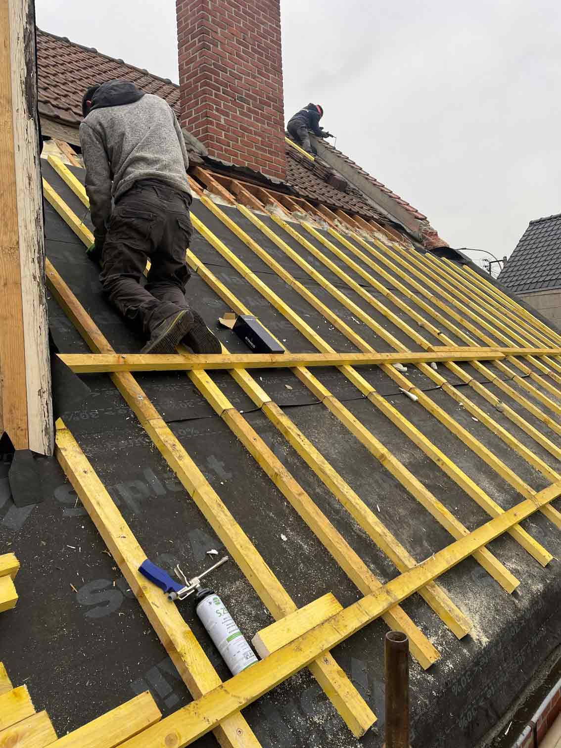 Isolation de toit par sarking