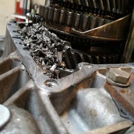 Verschlissenes Getriebe