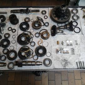 Verschlissenes Getriebe