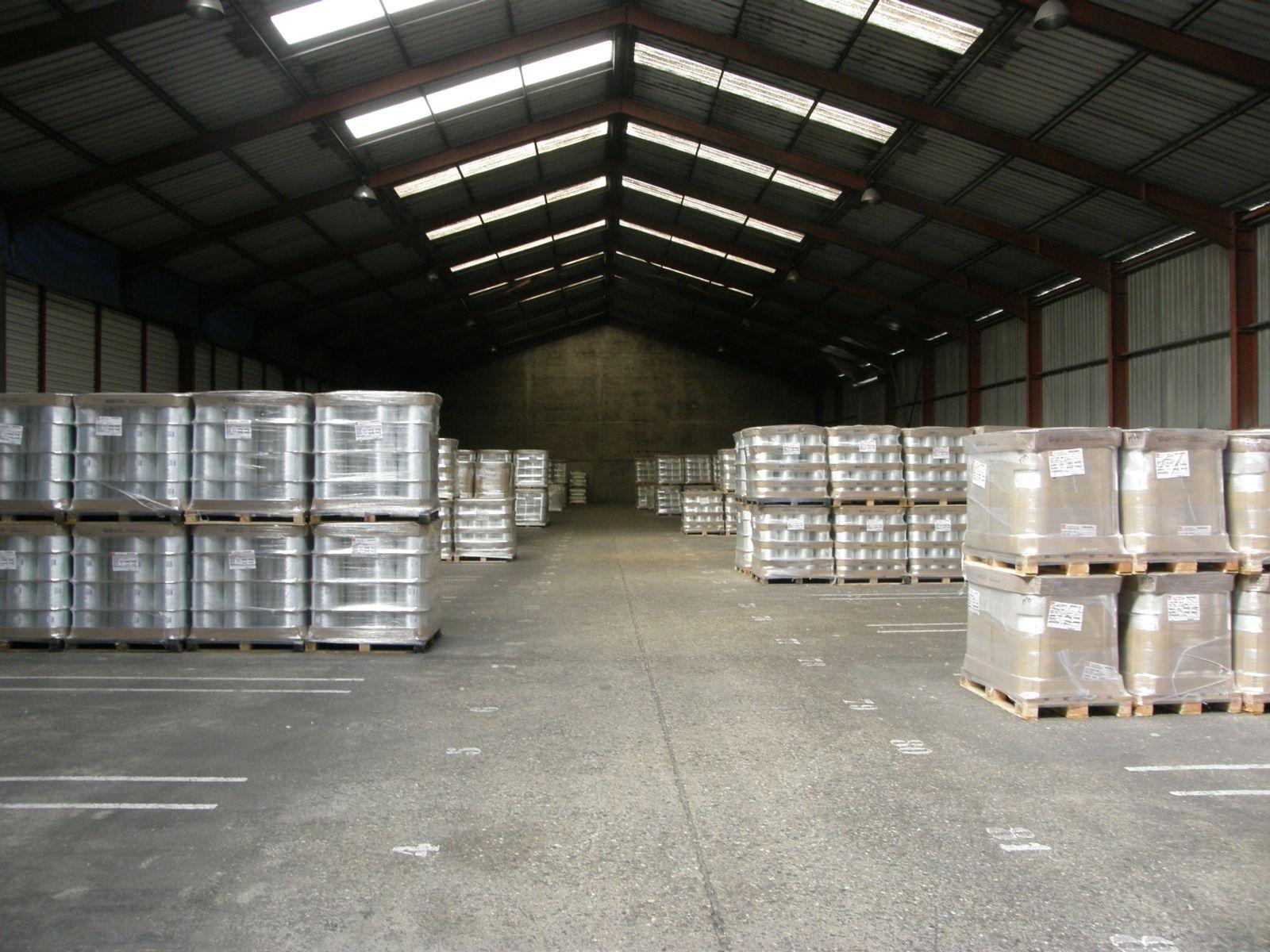 Dépôt ELT pour stockage de palettes