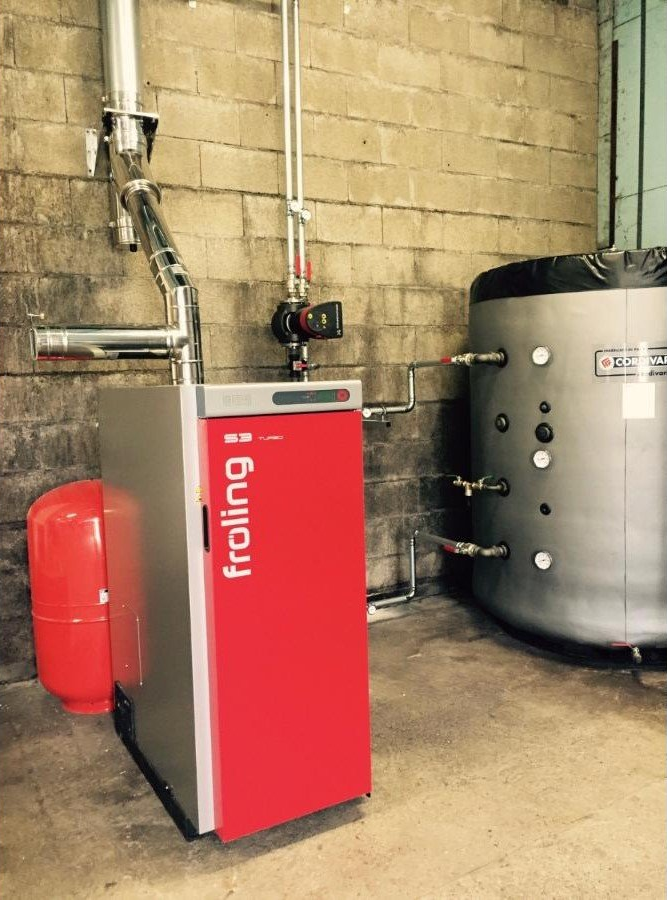 Pose d'un nouveau système de chauffage