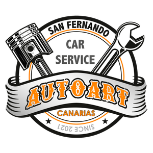 El logo para san fernando car service autoart canarias