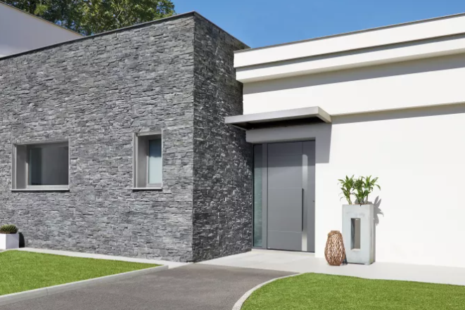 Marquise d'une entrée de maison