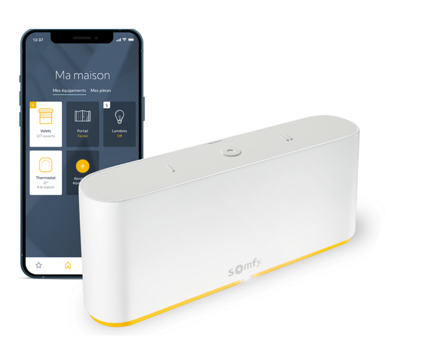 Système de domotique pour maison raccordé à un mobile