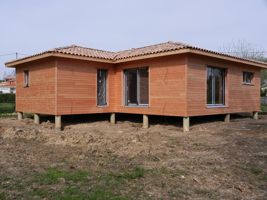 Maison neuve à ossature bois