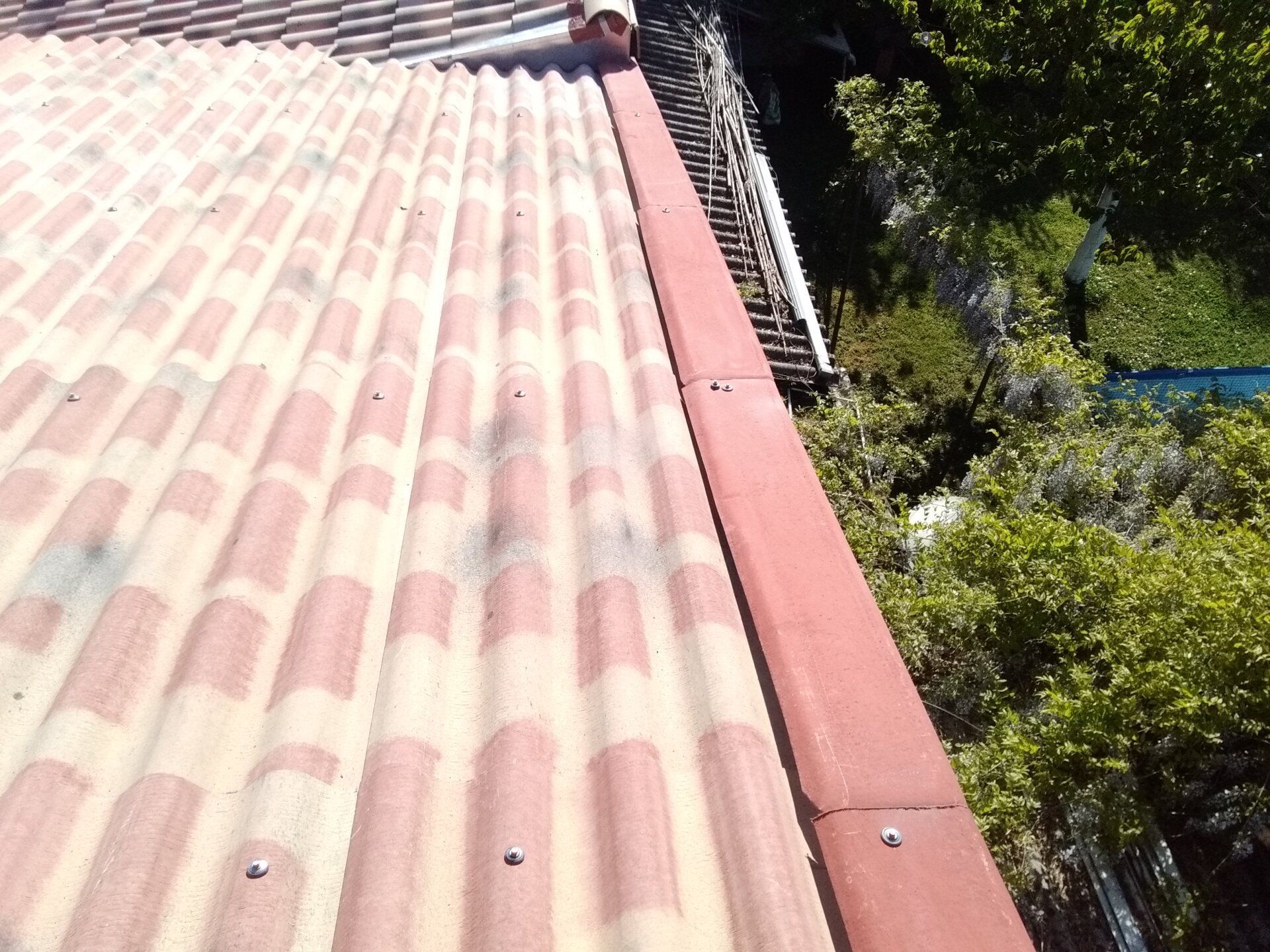 Travaux de couverture de toit