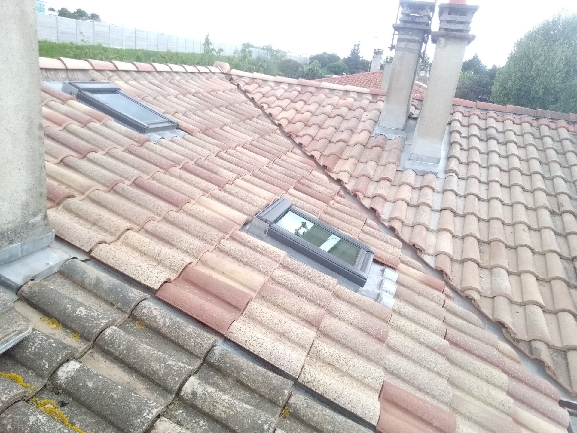 Installation de fenêtre de toit