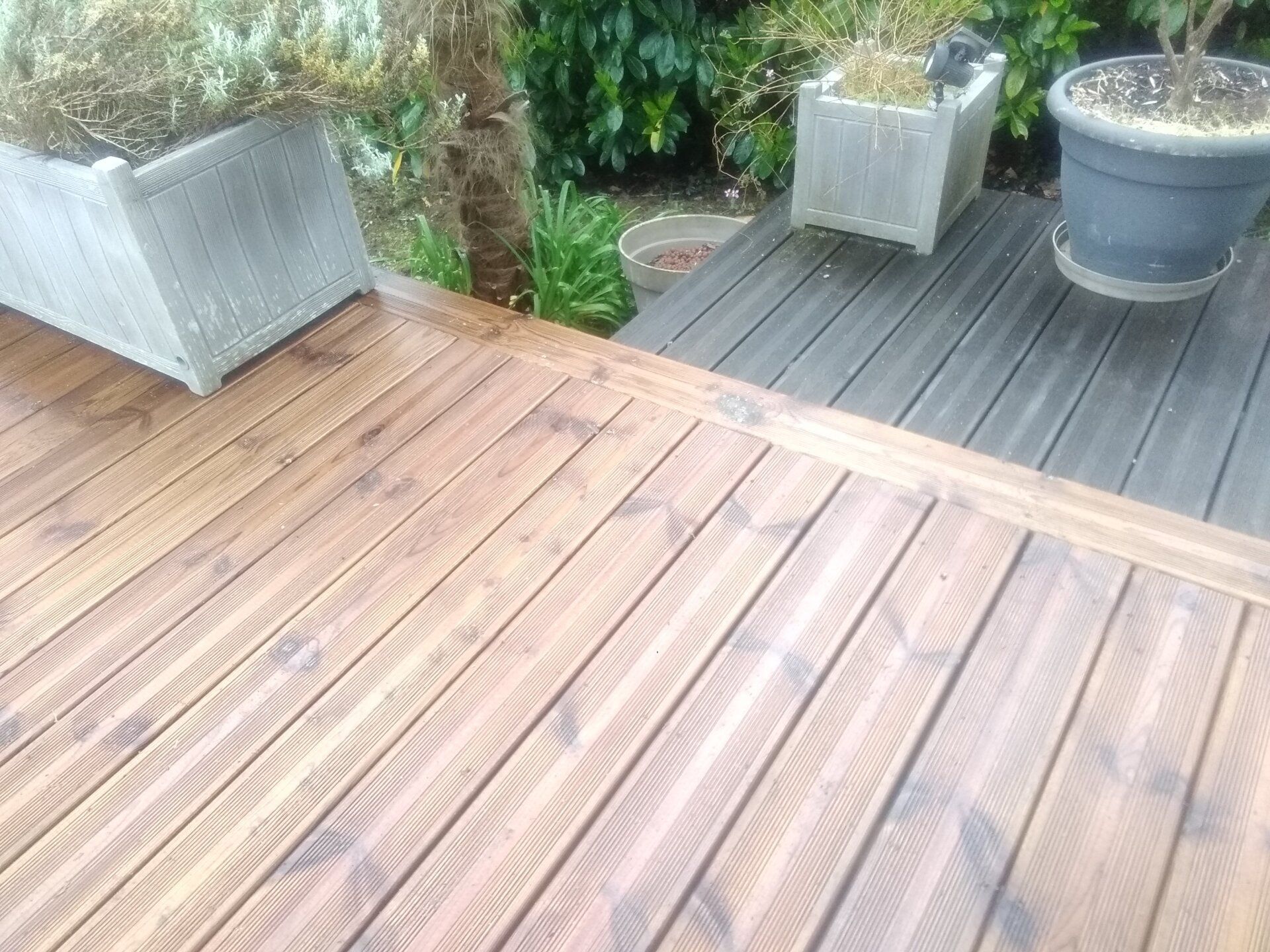 Installation de terrasse en bois