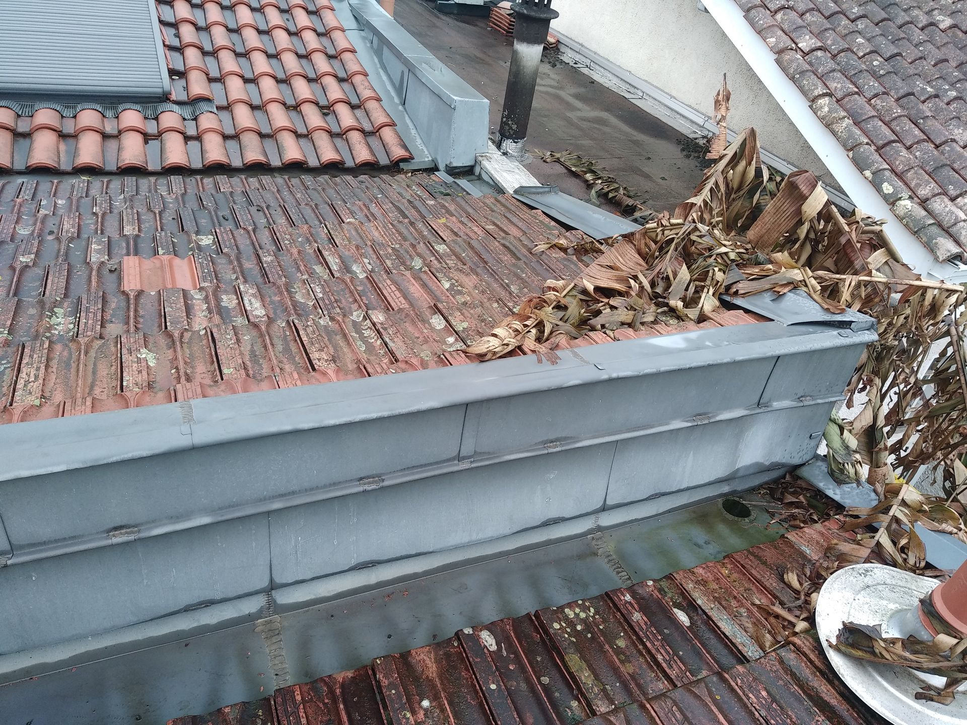 Nettoyage d'une toiture