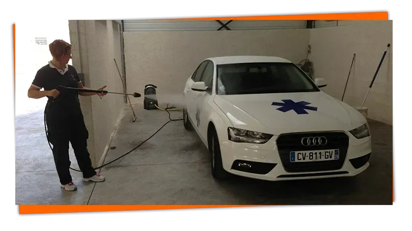 VSL en cours de nettoyage