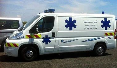 Ambulance prêt à partir