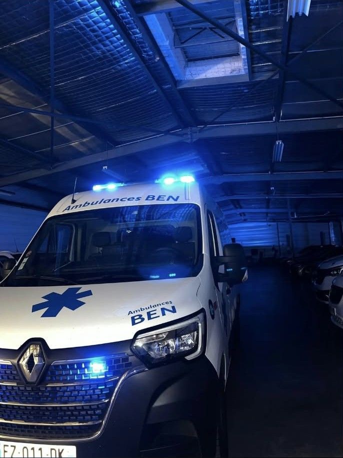 Ambulance prêt à partir