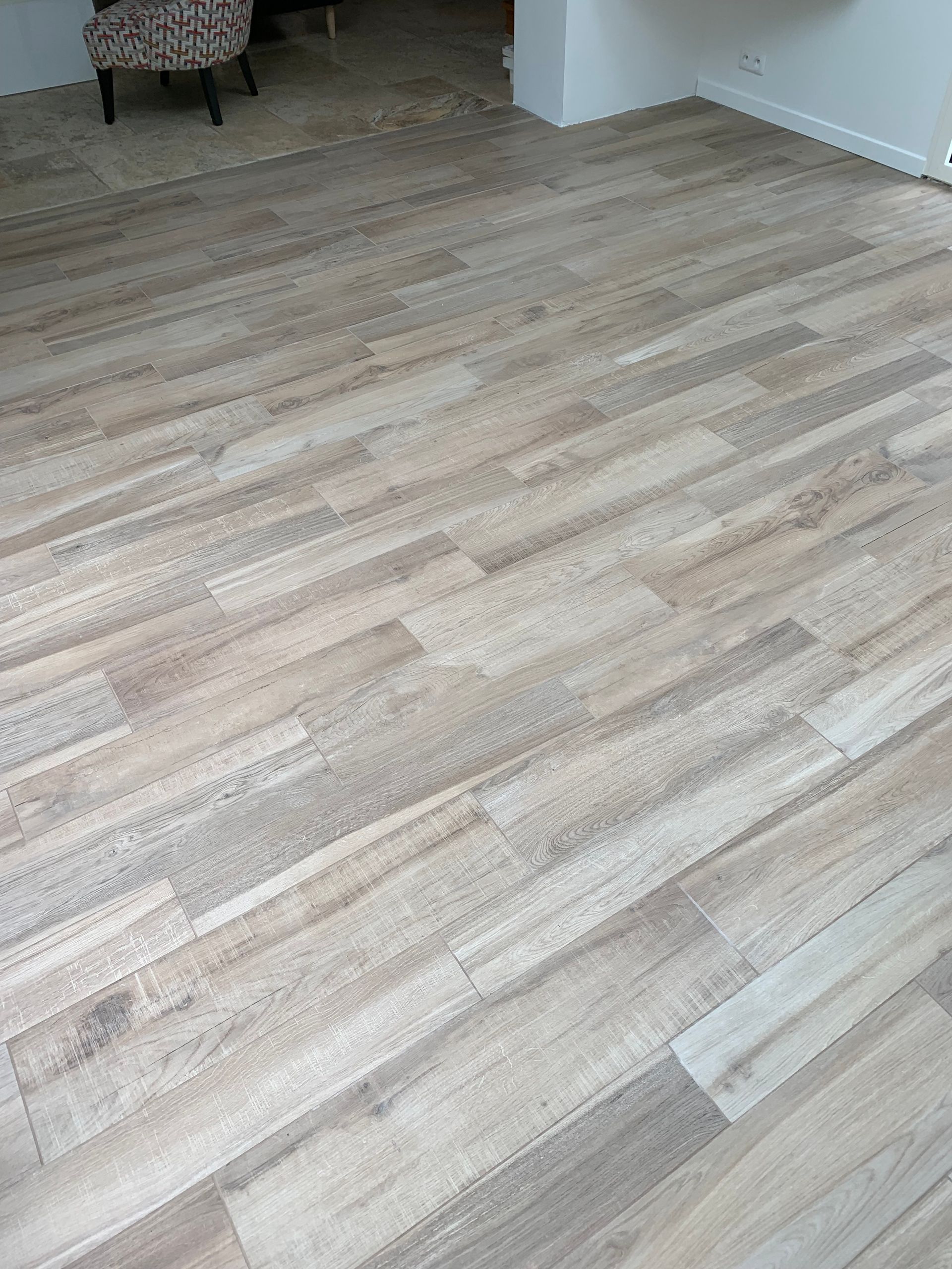 Carrelage imitation parquet