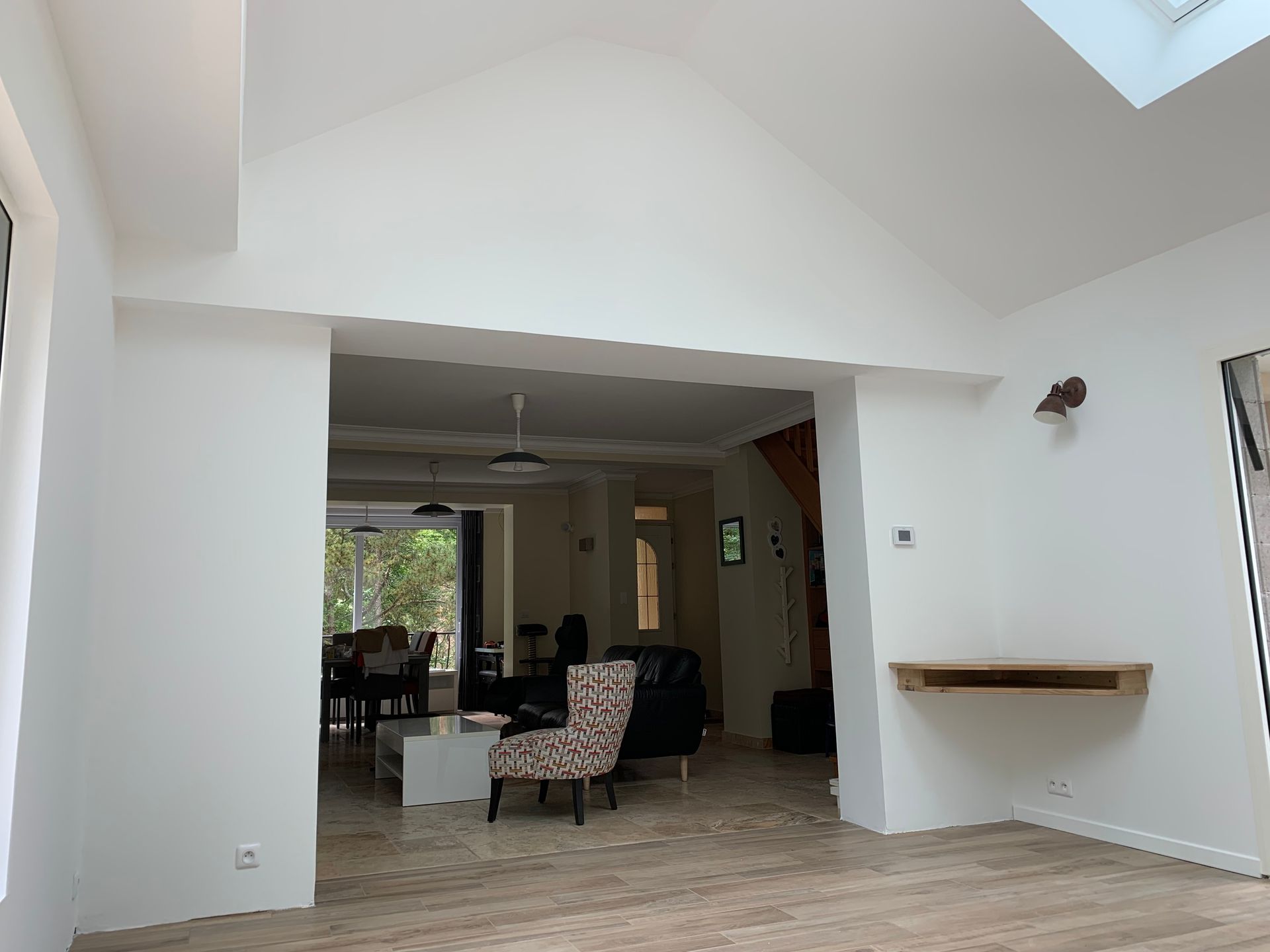 Rénovation avec ouverture d'un mur porteur