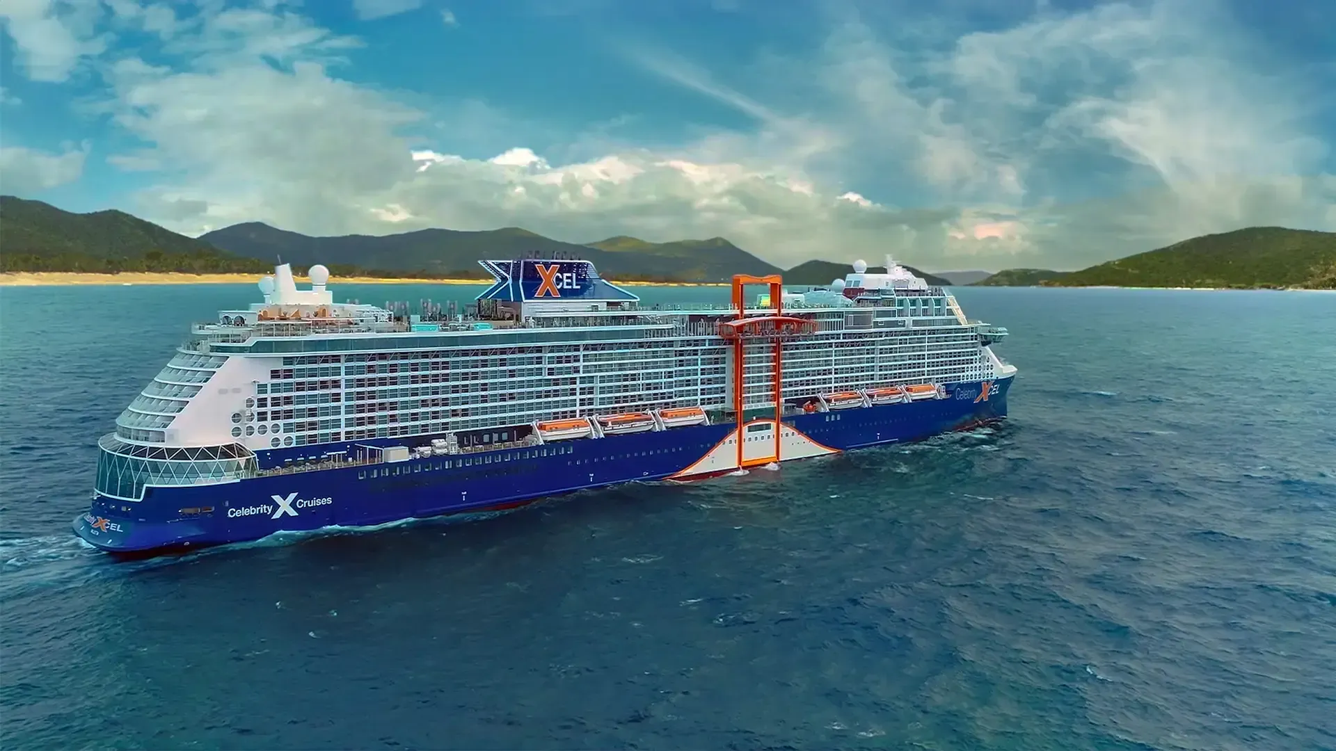Celebrity Cruises cruise ship sailing at sea with new onboard gratuity rates effective July 2026