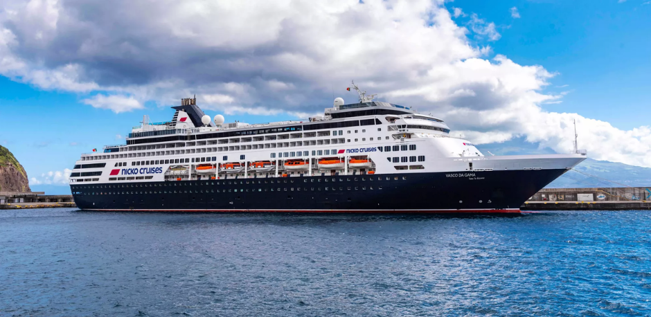 Vasco da Gama cruise ship by Nicko Cruises sailing world cruise 2026-27