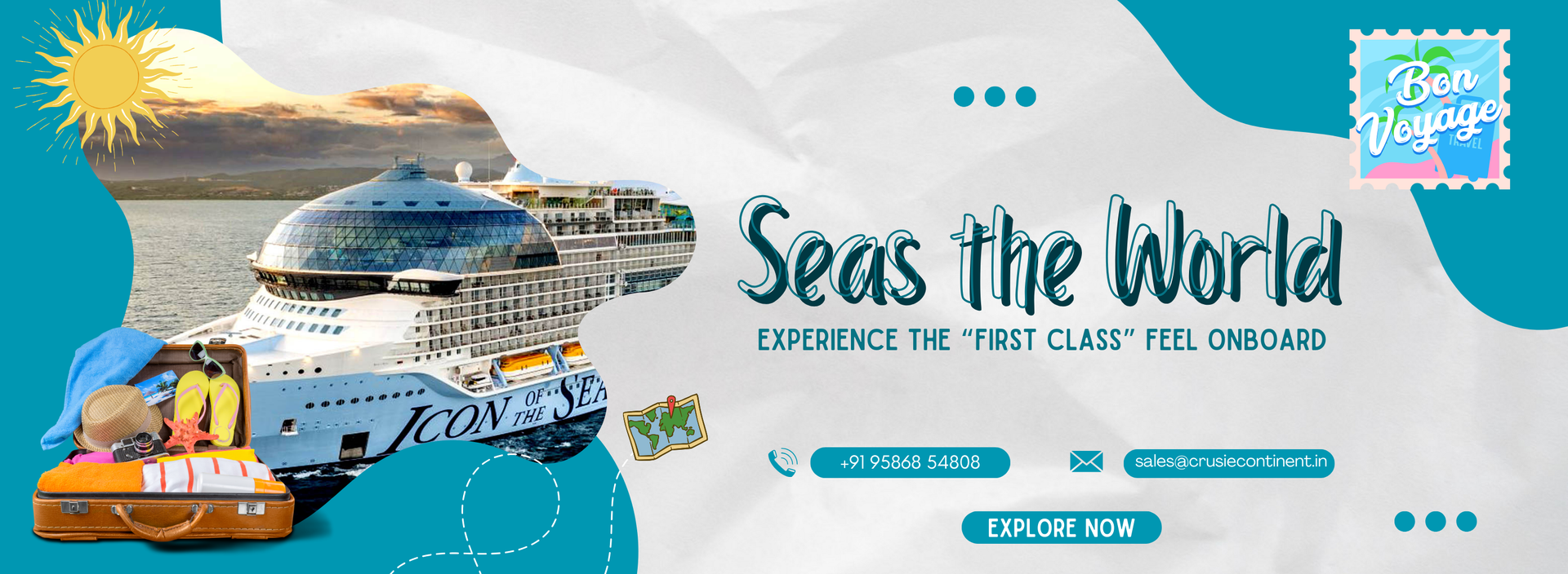 Icon of the Seas | Royal Caribbean | Luxury cruise | Kids, teens fun parks/ zones | Caribbean islands | beach vacation | Luxury cruise specialist in India
