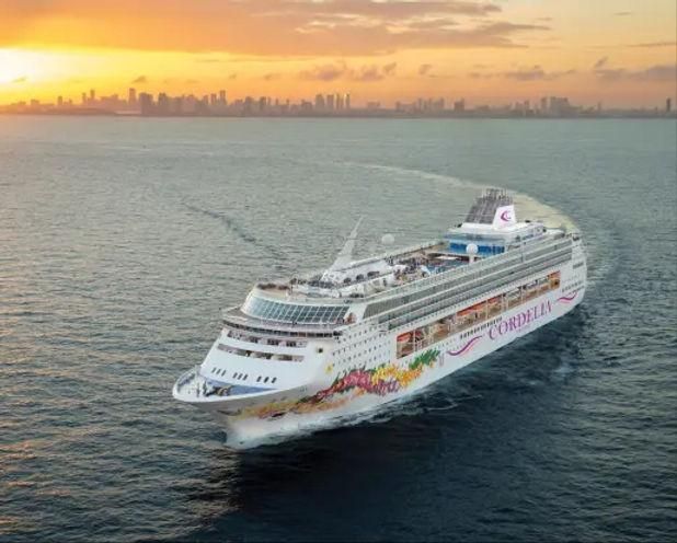 Cordelia Sky luxury cruise ship sailing from Mumbai in October 2026