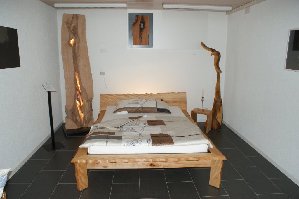 Bett aus Buche