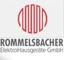 Ein rot-weißes Logo für die Rommelsbacher Elektrohausgeräte GmbH.
