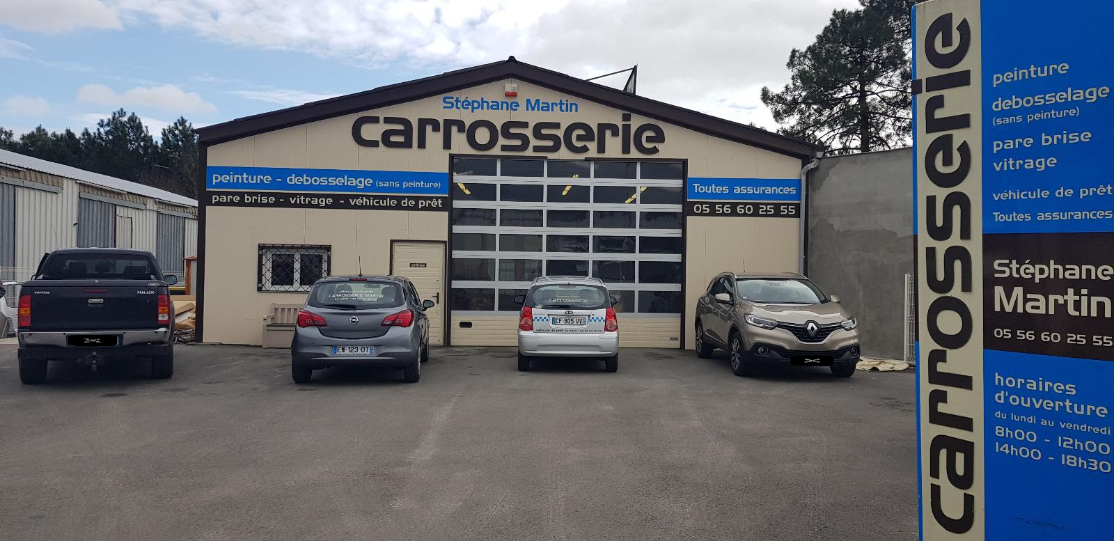 La carrosserie Martin vue de face