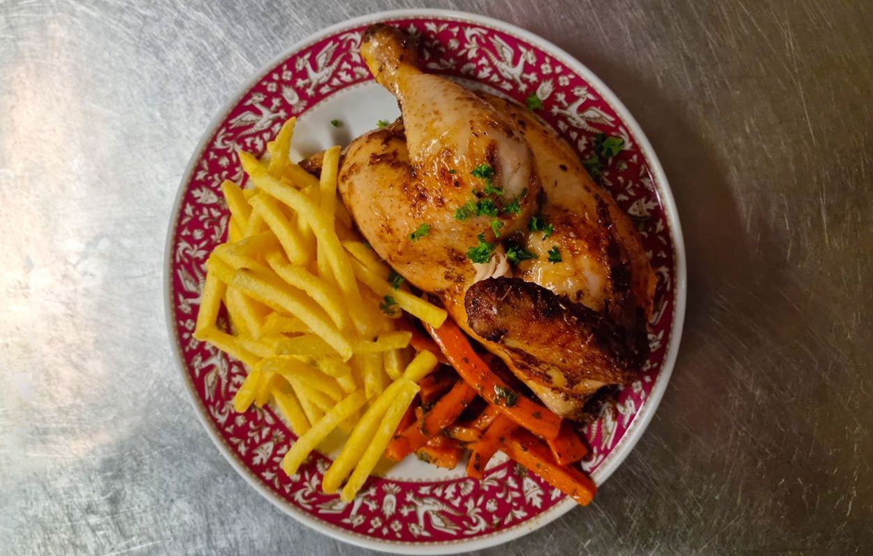Café-Restaurant De La Couronne - poulet frites