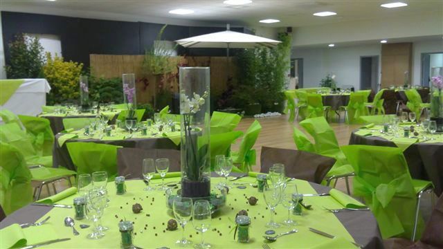 Des tables décorées