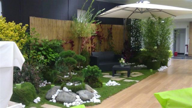 L'extérieur d'une salle de réception