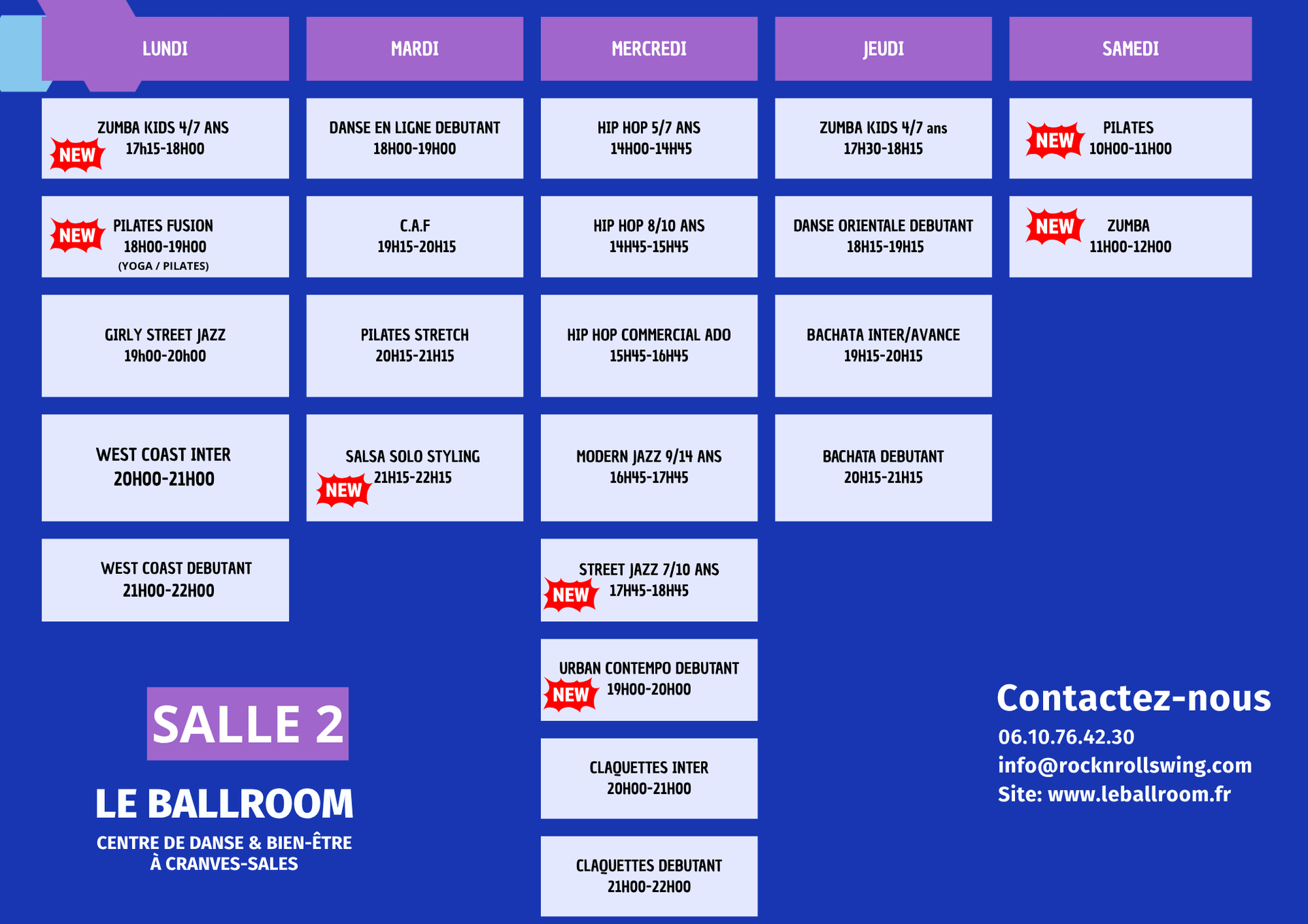 Un cours de danse collectif pour enfants