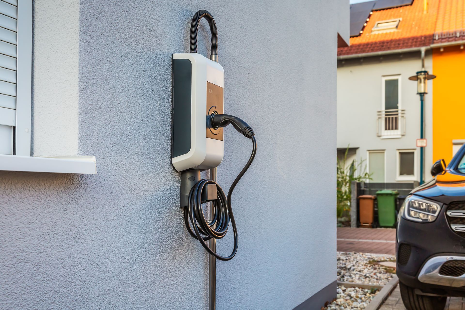 Borne de recharge murale