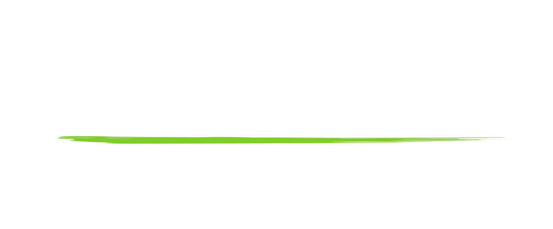 Une ligne horizontale vert clair sur fond blanc.