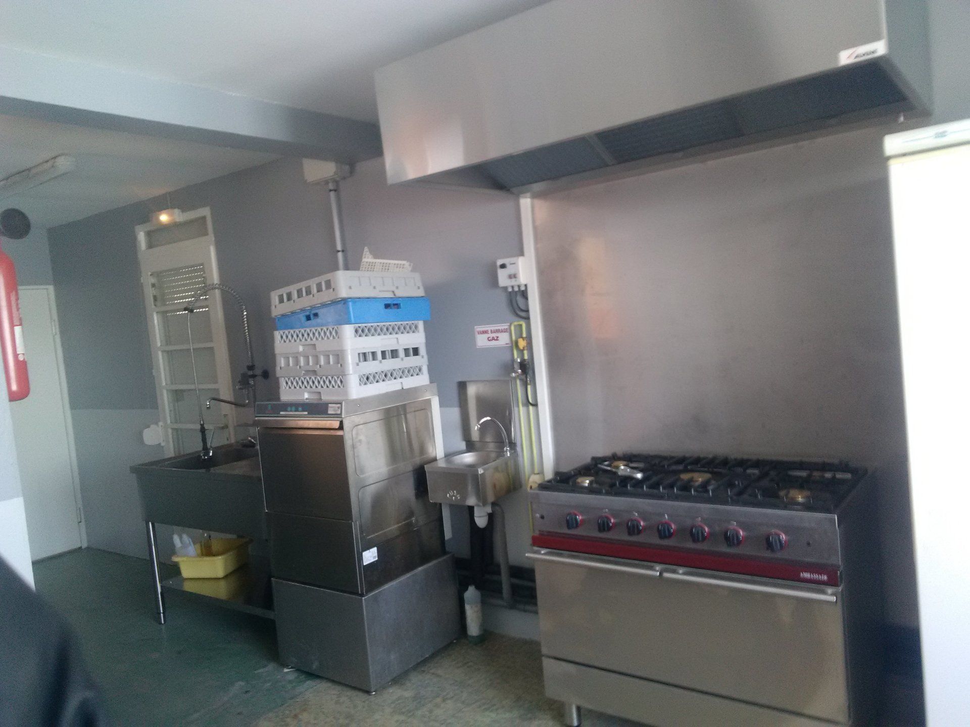 Cuisine restaurant après travaux