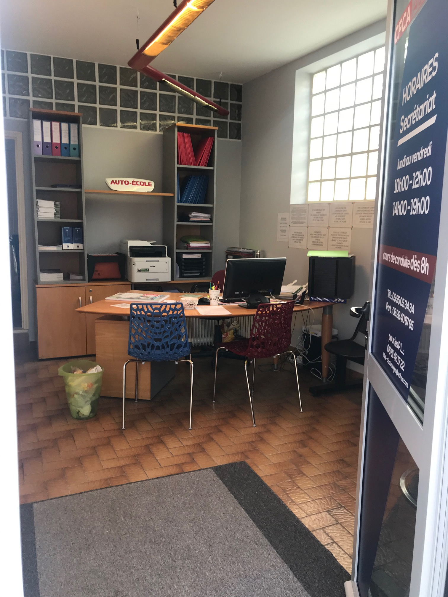 Auto-école CFCA bureau de réception