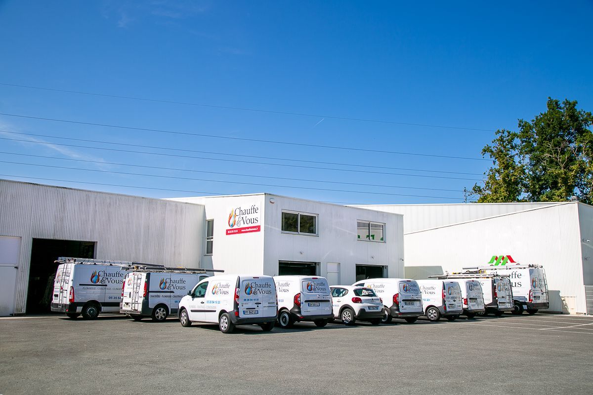 Nos camions pour le dépannage de plomberie et de chauffage