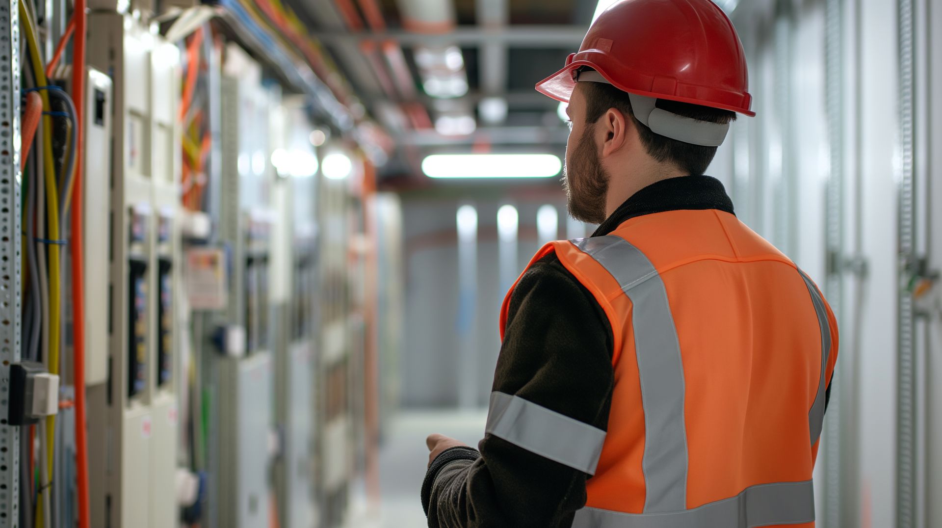 Zwei Männer tragen Kisten aus einem Lieferwagen.