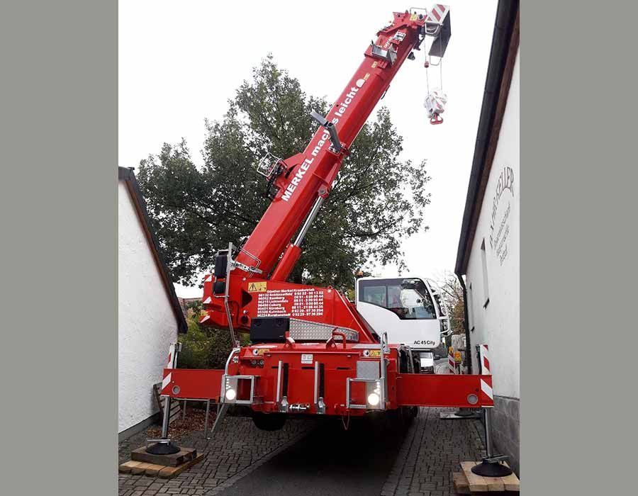 Fertigteilmontage Schönbrunn