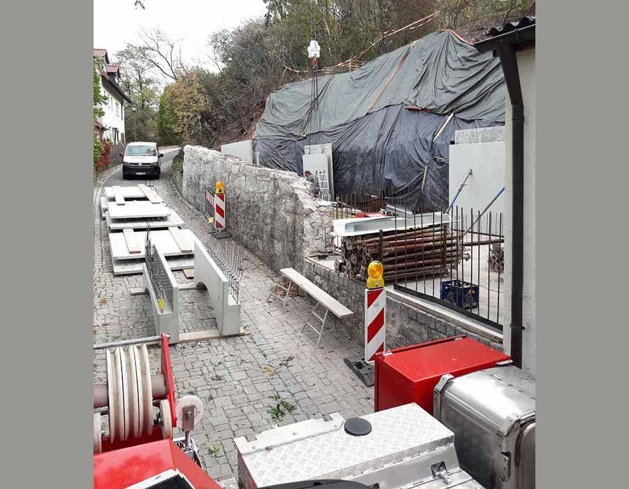 Fertigteilmontage Schönbrunn