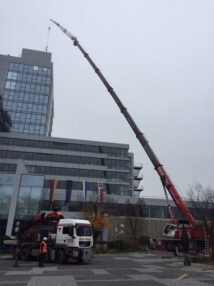 Autokran | Merkel | Franken | 2018