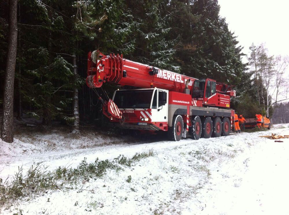 Fertigteilmontage Schönbrunn