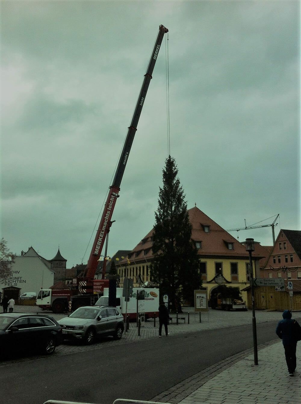Autokran | Merkel | Franken | 2018