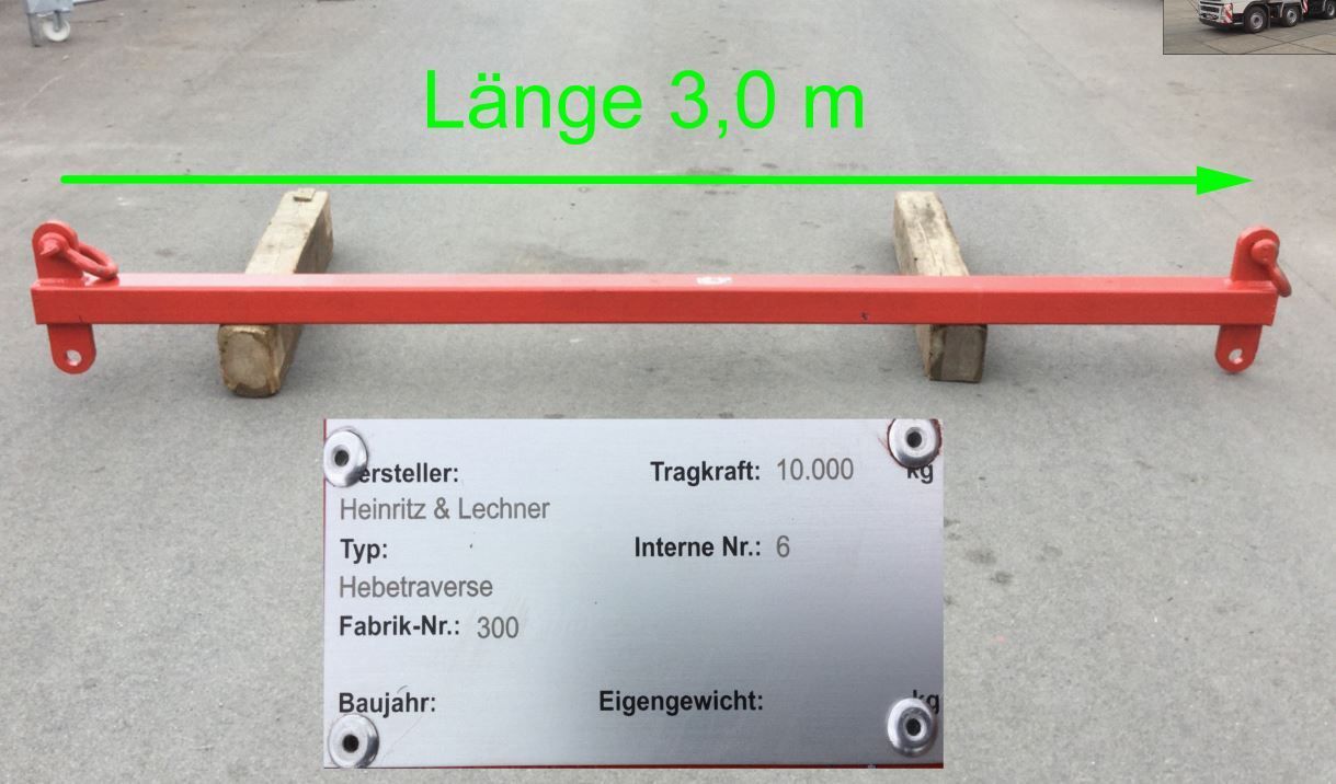 Traverse Nr. 6 |  3m to 10