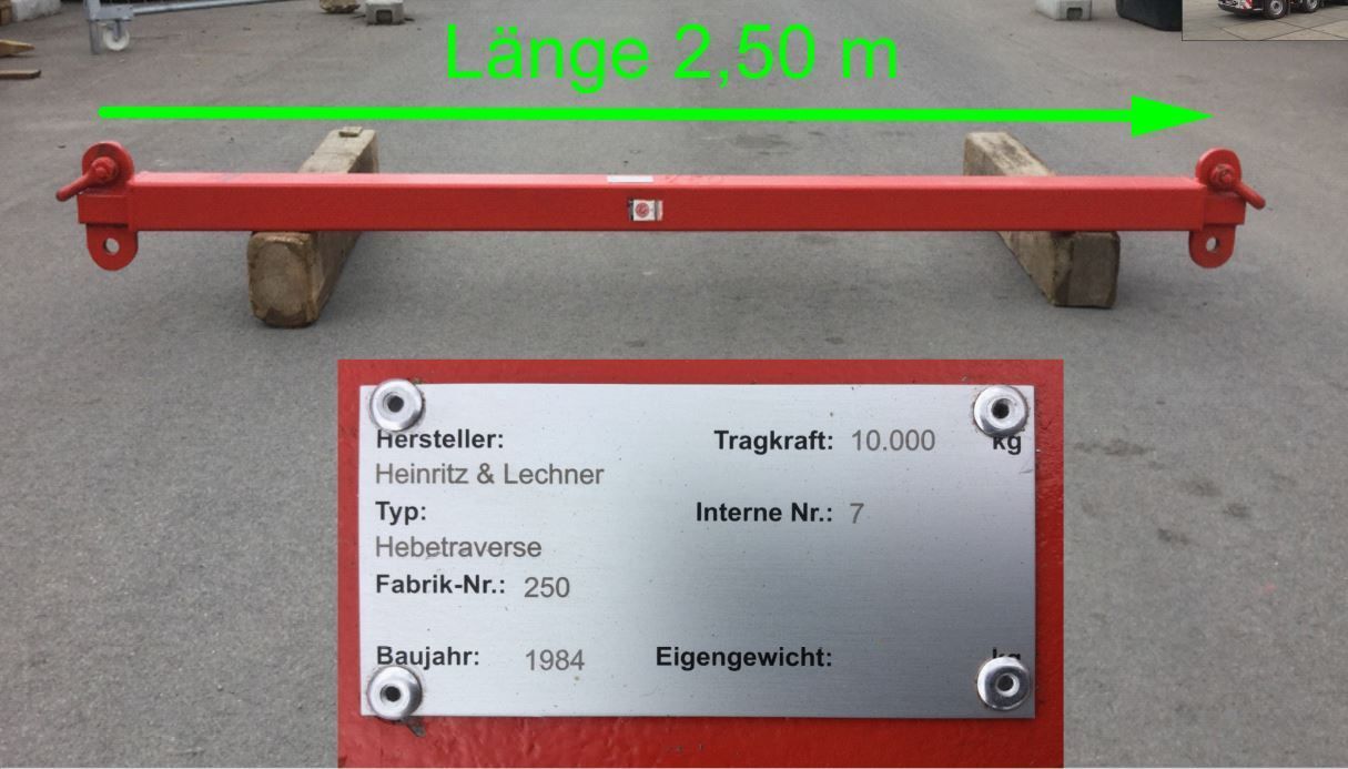 Traverse Nr. 7 |  2,5m to 10