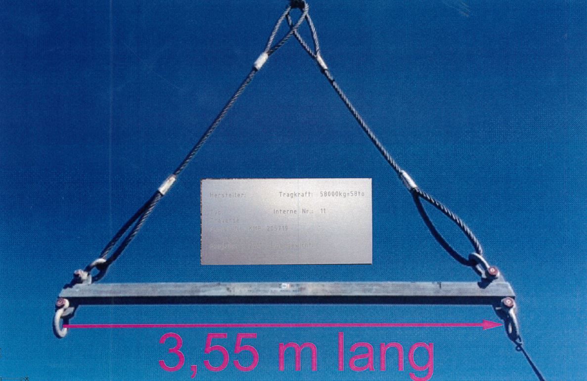 Traverse Nr. 11 |  3,55m to 58