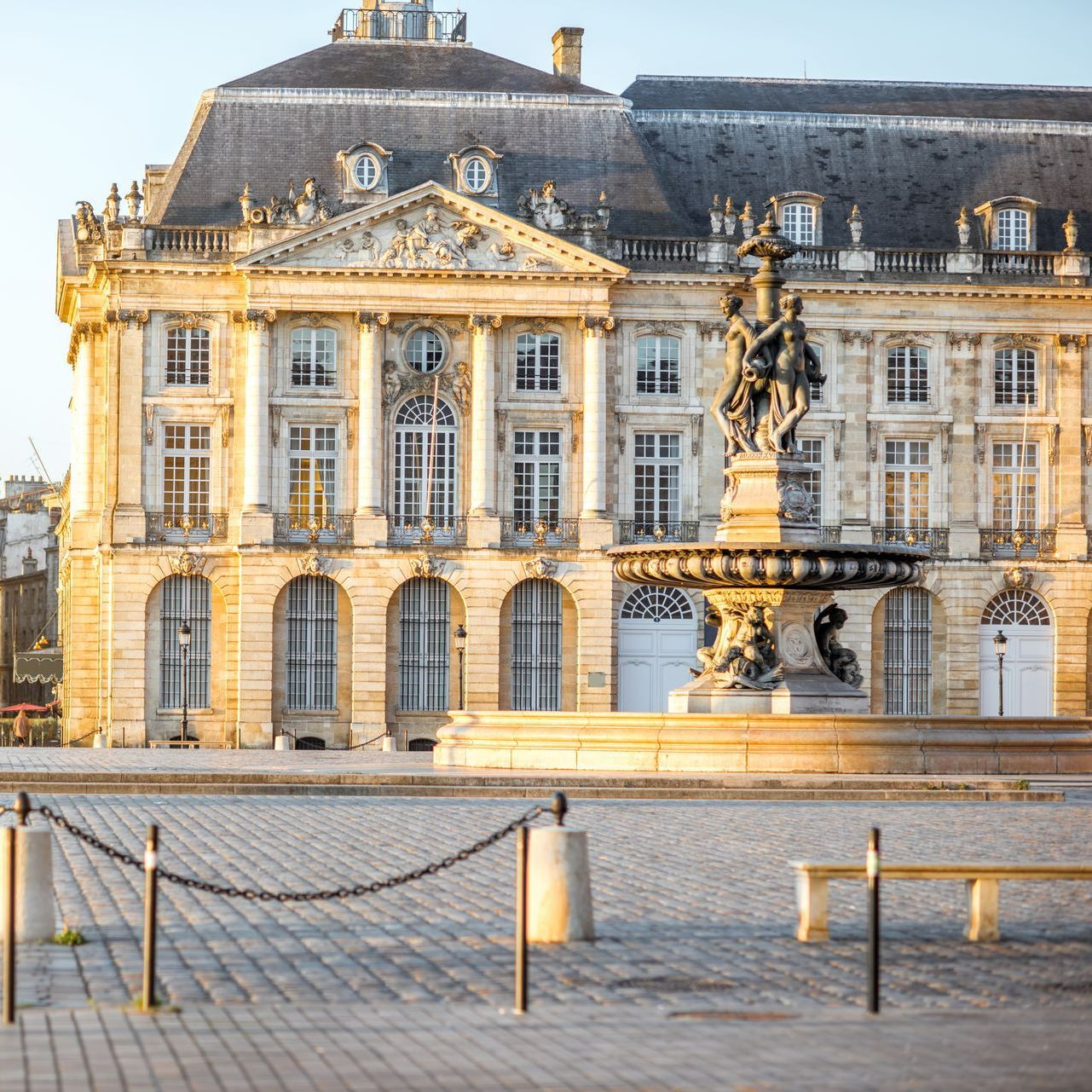 Place de la Bourse à Bordeaux