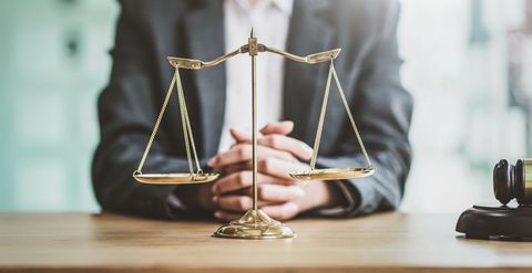 Balance qui illustre la justice